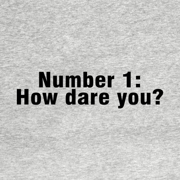 Number 1 how dare you? - inspired by kelly on the office by tziggles